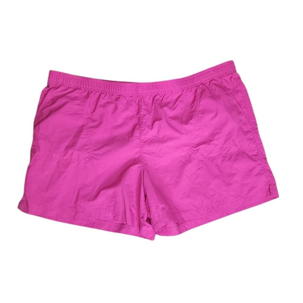 Columbia Shorts Womens Size XXL Solid All Pink Pull On Hiking‎ Outdoor Active